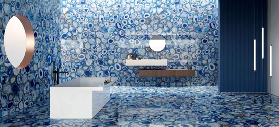 MOREROOM STONE Sintered Stone Countertop Showcasing Natural Veining and Texture